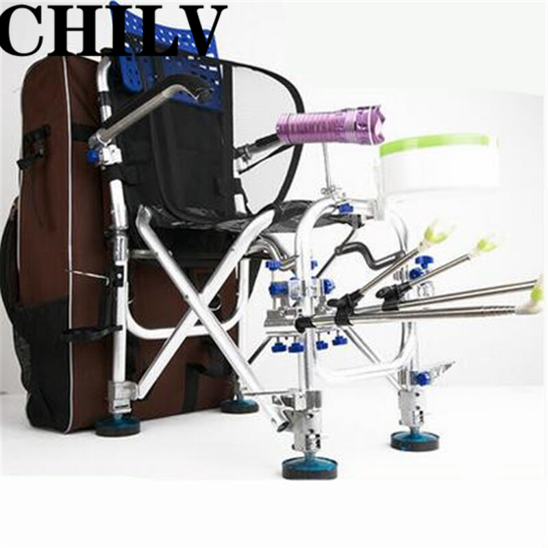 CHILV 多功能便携式钓鱼椅 户外垂钓的舒适之选